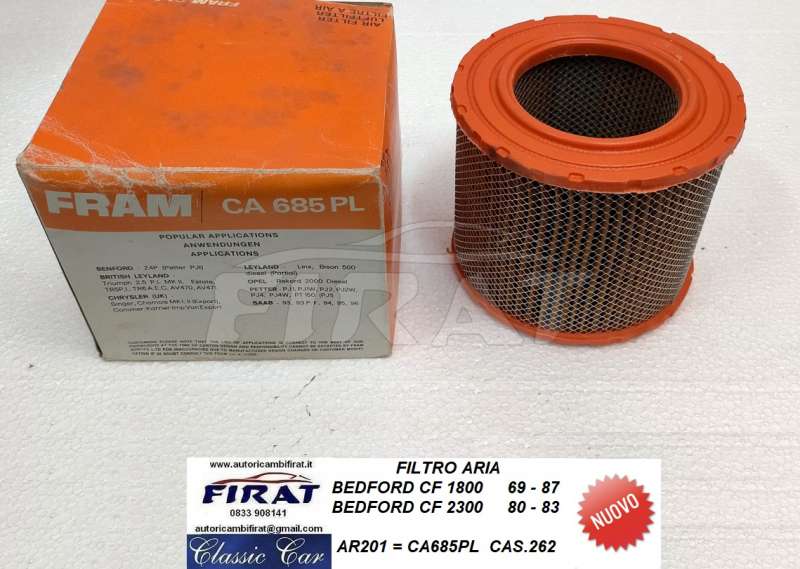 FILTRO ARIA BEDFORD CF 1800/2300 (AR201)